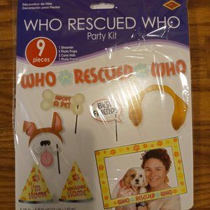 Who Rescued Who Pet Party Kit (new)